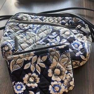 Matching Vera Bradley crossbody and wallet